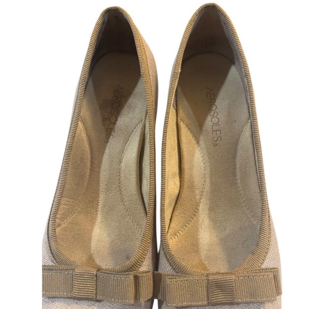 Aerosoles size 8 Playhouse fabric pumps with bows GUC - Picture 4 of 11